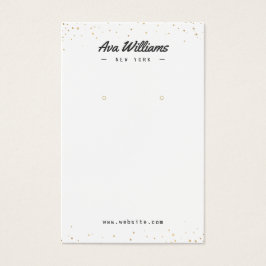 Modernes Ohrring-Display für Goldschmuck-Glitzer