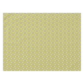Modernes Olive White Muster Tischdecke (Vorderseite (Horizontal))