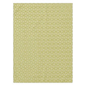 Modernes Olive White Muster Tischdecke (Vorderseite)