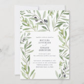 Modernes Olivenhain Ankündigung (Vorderseite)