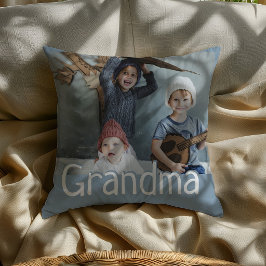Modernes Oma-Foto und Niedliches Geschenkkissen Kissen