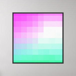 Modernes Ombre Design Leinwanddruck