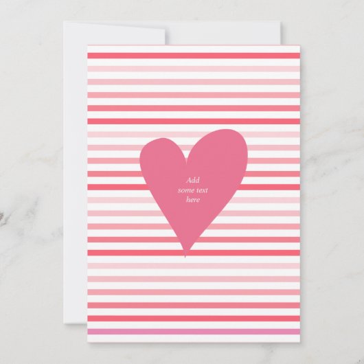 Modernes ombre rosa HOHO herzen Galentines Day Par Einladung (Rückseite)