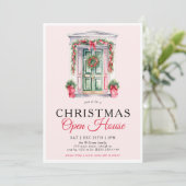 Modernes Open House Party Einladung (Stehend Vorderseite)