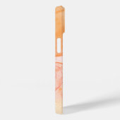 Modernes Orange Abstrakt Personalisiert Case-Mate iPhone Hülle (Rückseite / Rechts)