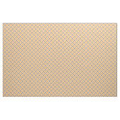 Modernes Orange Brown Kariertes Muster Stoff (Yard (91,4 cm))