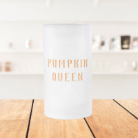 Modernes Orange Pumpkin Queen Best Gift