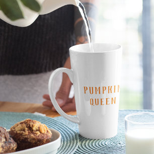 Modernes Orange Pumpkin Queen Best Gift Milchtasse