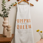 Modernes Orange Pumpkin Queen Best Gift Schürze<br><div class="desc">Modernes Orange Pumpkin Queen Best Gift</div>