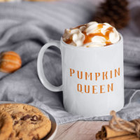 Modernes Orange Pumpkin Queen Best Gift