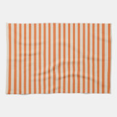 Modernes Orange Streifen für Küchenhandtücher Geschirrtuch (Horizontal)