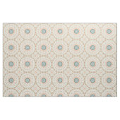 Modernes Orange- und Green-Mandala-Muster Stoff (Fat Quarter (45,7 x 55,9 cm))