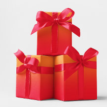 Modernes Orange und Rotes Ombre