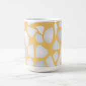 Modernes Orange White Terrazzo Muster Kaffeetasse (Mittel)