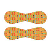 Modernes Orangefarbenes Muster Baseball Mitte des (Paneele)