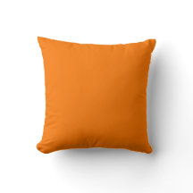 Modernes orangefarbenes Neon - Square Kissen