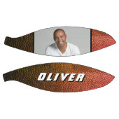 Modernes Orangenleder Foto Basketball (Panele)