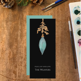 Modernes Original Wasserfarbe Türkisch Weihnachten