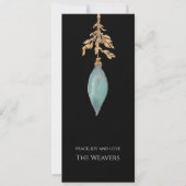 Modernes Original Wasserfarbe Türkisch Weihnachten (Vorderseite)