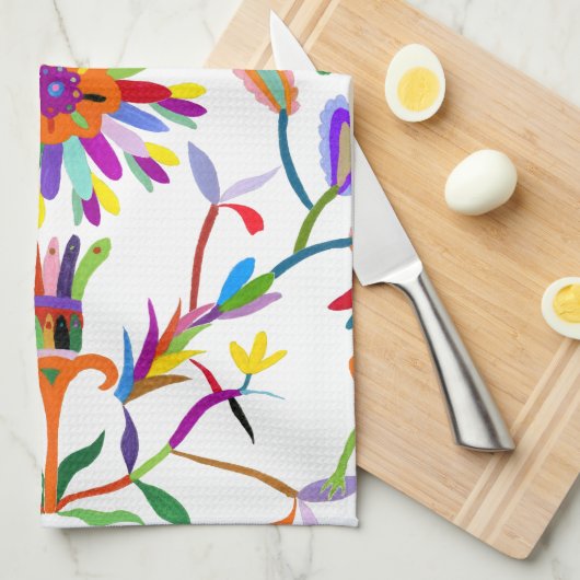 Modernes osmanisches Design II Geschirrtuch (Viertel Falte)