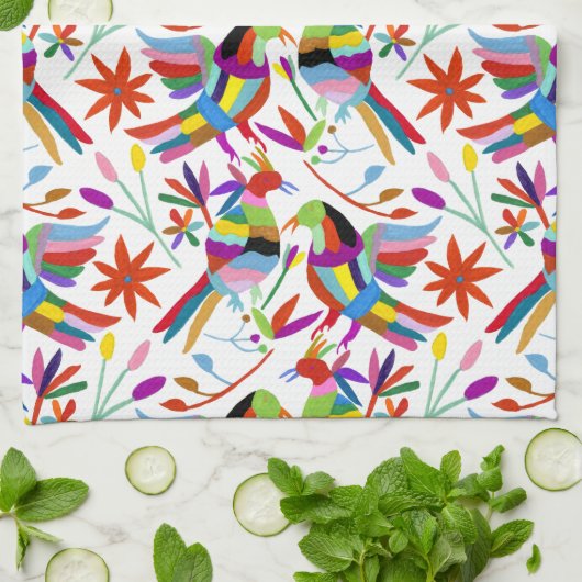 Modernes osmanisches Design III Geschirrtuch (Gefaltet)