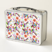 Modernes osmanisches Design III Metall Brotdose (Rückseite)