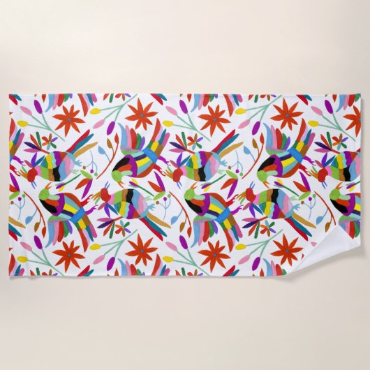 Modernes osmanisches Design III Strandtuch (Vorderseite)