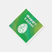 Modernes Ostereier Retro Papier Art Serviette (Ecke)