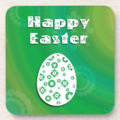 Modernes Ostereier Retro Papier Art Untersetzer (Vorderseite)