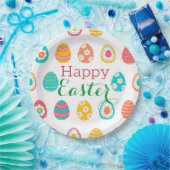 Modernes Ostereig Pappteller (Party)
