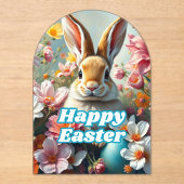 Modernes Osterhaus Acryleinladungen (Vorderseite)