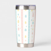 Modernes Ostermuster 20oz Thermal Tumbler Thermobecher (Vorderseite)