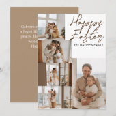 Modernes Ostern, 5-Foto-Kollektion Feiertagskarte (Vorne/Hinten)