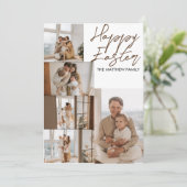 Modernes Ostern, 5-Foto-Kollektion Feiertagskarte (Stehend Vorderseite)