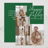 Modernes Ostern, 5-Foto-Kollektion Feiertagskarte (Vorne/Hinten)