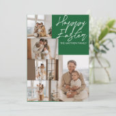 Modernes Ostern, 5-Foto-Kollektion Feiertagskarte (Stehend Vorderseite)