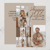 Modernes Ostern, 5-Foto-Kollektion Feiertagskarte (Vorne/Hinten)