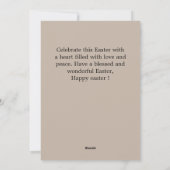 Modernes Ostern, 5-Foto-Kollektion Feiertagskarte (Rückseite)