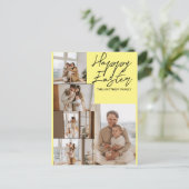 Modernes Ostern, 5-Foto-Kollektion Feiertagspostkarte (Stehend Vorderseite)