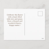 Modernes Ostern, 5-Foto-Kollektion Feiertagspostkarte (Rückseite)