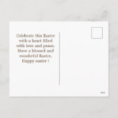 Modernes Ostern, 5-Foto-Kollektion Feiertagspostkarte (Rückseite)