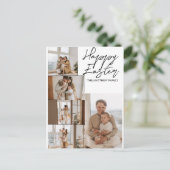 Modernes Ostern, 5-Foto-Kollektion Feiertagspostkarte (Stehend Vorderseite)