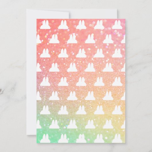 Modernes Ostern Einladung (Rückseite)