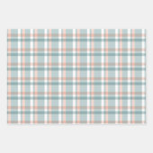 Modernes Ostersapphir, blau und rosa Set 3 Geschenkpapier Set (Vorderseite 2)