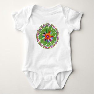 Modernes Otomi-Design Baby Strampler