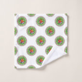 Modernes Otomi-Design Badhandtuch Set (Waschlappen)