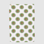 Modernes Otomi-Design Golfhandtuch (Vorderseite)