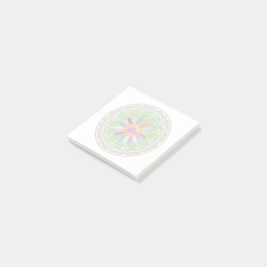 Modernes Otomi-Design Post-it Klebezettel (angewinkelt)