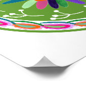 Modernes Otomi-Design Poster (Ecke)