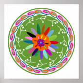 Modernes Otomi-Design Poster (Vorne)